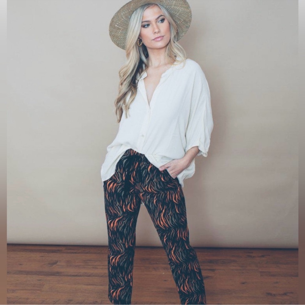 SEE U SOON FIRE ISLAND PRINTED PANT Size: US 4 
NWT